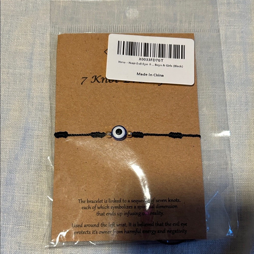 Black Evil Eye Bracelet